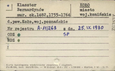 klasztor bernardynów, skan 1