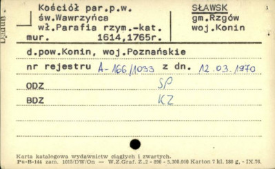kościół rzym.-kat. par. pw. św. Wawrzyńca, skan 1