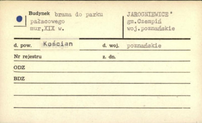 brama do parku pałacowego, skan 1