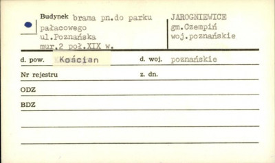 brama pn. do parku pałacowego, skan 1