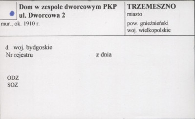 dom w zespole dworcowym PKP, skan 1