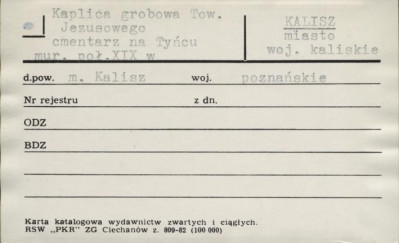 kaplica grobowa Tow. Jezusowego, skan 1