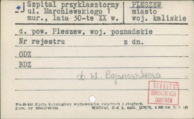 szpital przyklasztorny, skan 1