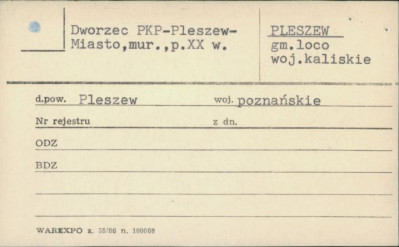dworzec PKP-Pleszew, skan 1