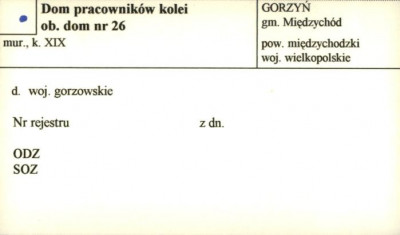 dom pracowników kolei, ob. dom, skan 1