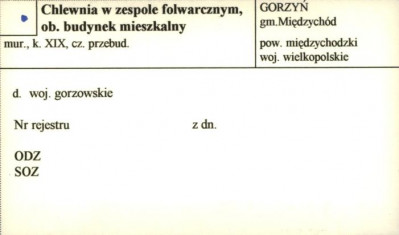 chlewnia, ob. budynek mieszkalny, skan 1