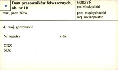 dom pracowników folwarcznych, skan 1