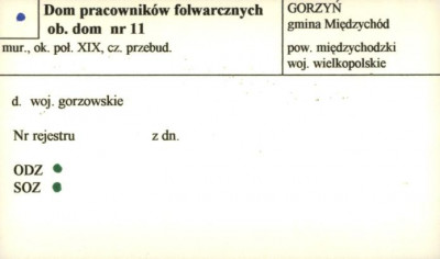 dom pracowników folwarcznych, skan 1