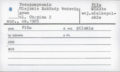 przepompownia - Miejskie Zakłady Wodociągowe, skan 1