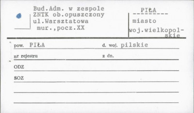 budynek administracyjny w zespole Zakłady Naprawcze Taboru Kolejowego, ob. opuszczony, skan 1
