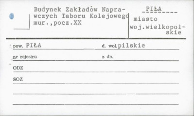 budynek Zakładów Naprawczych Taboru Kolejowego, skan 1