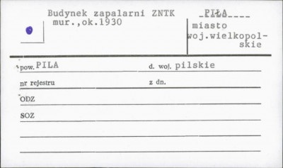 budynek zapalarni Zakłady Naprawcze Taboru Kolejowego, skan 1