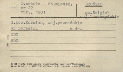 szkoła, ob. budynek mieszkalny, skan 1