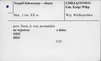 zespół folwarczny - obora, skan 1
