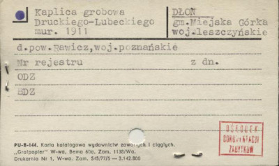 kaplica grobowa Druckiego-Lubeckiego, skan 1