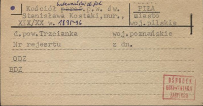 kościół ewangelicki, ob. rzym.-kat. par. pw. św. Stanisława Kostki, skan 1