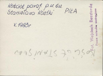 kościół ewangelicki, ob. rzym.-kat. par. pw. św. Stanisława Kostki, skan 5