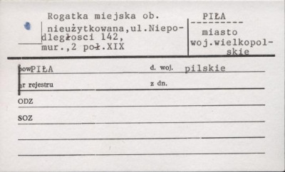 rogatka miejska, ob. nieużytkowana, skan 1