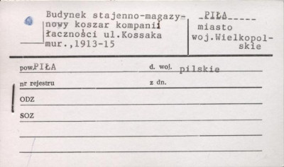budynek stajenno-magazynowy koszar kompanii łączności, skan 1