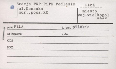 stacja PKP - Piła Podlasie, skan 1