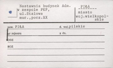 nastawnia, budynek adm. w zespole PKP, skan 1