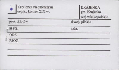 kapliczka na cmentarzu, skan 1