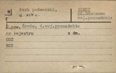 park dworski, skan 1