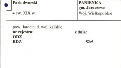 park dworski, skan 1