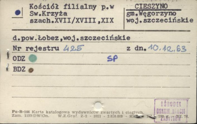 kościół rzym.-kat. fil. pw. Podwyższenia Krzyża Świętego, skan 1