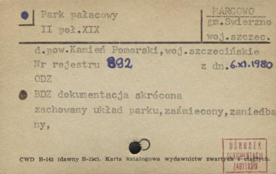 park pałacowy, skan 1
