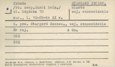 szkoła (ob. Zesp. Szkół Roln.), skan 1