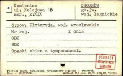 kamienica, skan 1