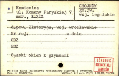 kamienica, skan 1
