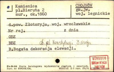 kamienica, skan 1