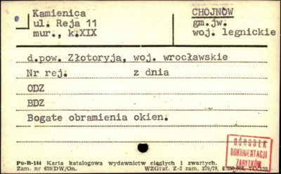 kamienica, skan 1