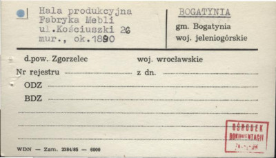 hala produkcyjna, fabryka mebli, skan 1