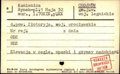 kamienica, skan 1