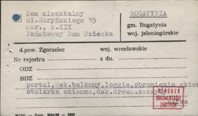 dom mieszkalny, państwowy dom dziecka, skan 1