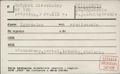 budynek mieszkalny, skan 1