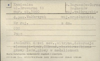 kamienica, skan 1