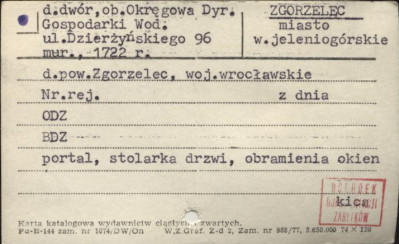 dwór, ob. Okręgowa Dyr. Gospodarki Wod., skan 1
