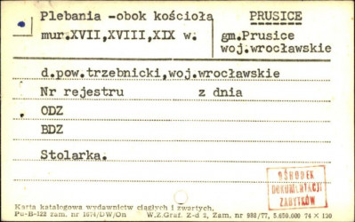 plebania - obok kościoła, skan 1