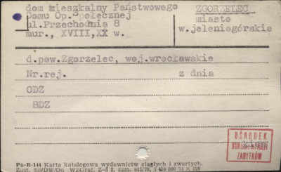 dom mieszkalny Państwowego Domu Op. Społecznej, skan 1