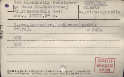 dom mieszkalny Państwowego Domu Op. Społecznej, skan 1