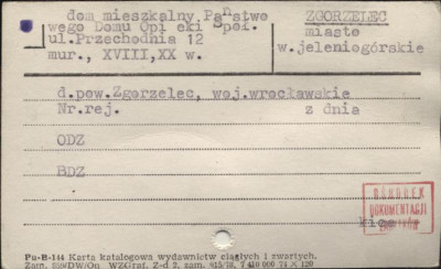 dom mieszkalny Państwowego Domu Opieki Społ., skan 1