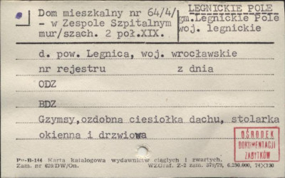 dom mieszkalny - w Zespole Szpitalnym, skan 1