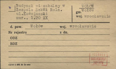 budynek mieszkalny w zespole szkół roln., skan 1