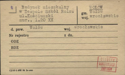 budynek mieszkalny w zespole szkół roln., skan 1