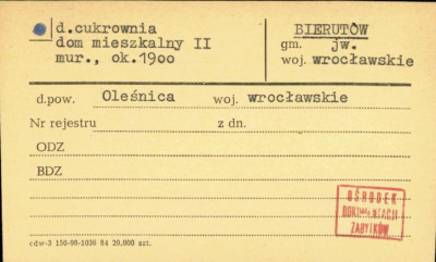 cukrownia dom mieszkalny II, skan 1