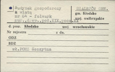 budynek gospodarczy z wiatą - folwark, skan 1